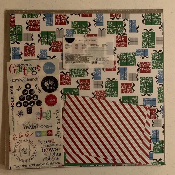 Creative Memories Other - Creative Memories “Cheerful Christmas” Additions Pack